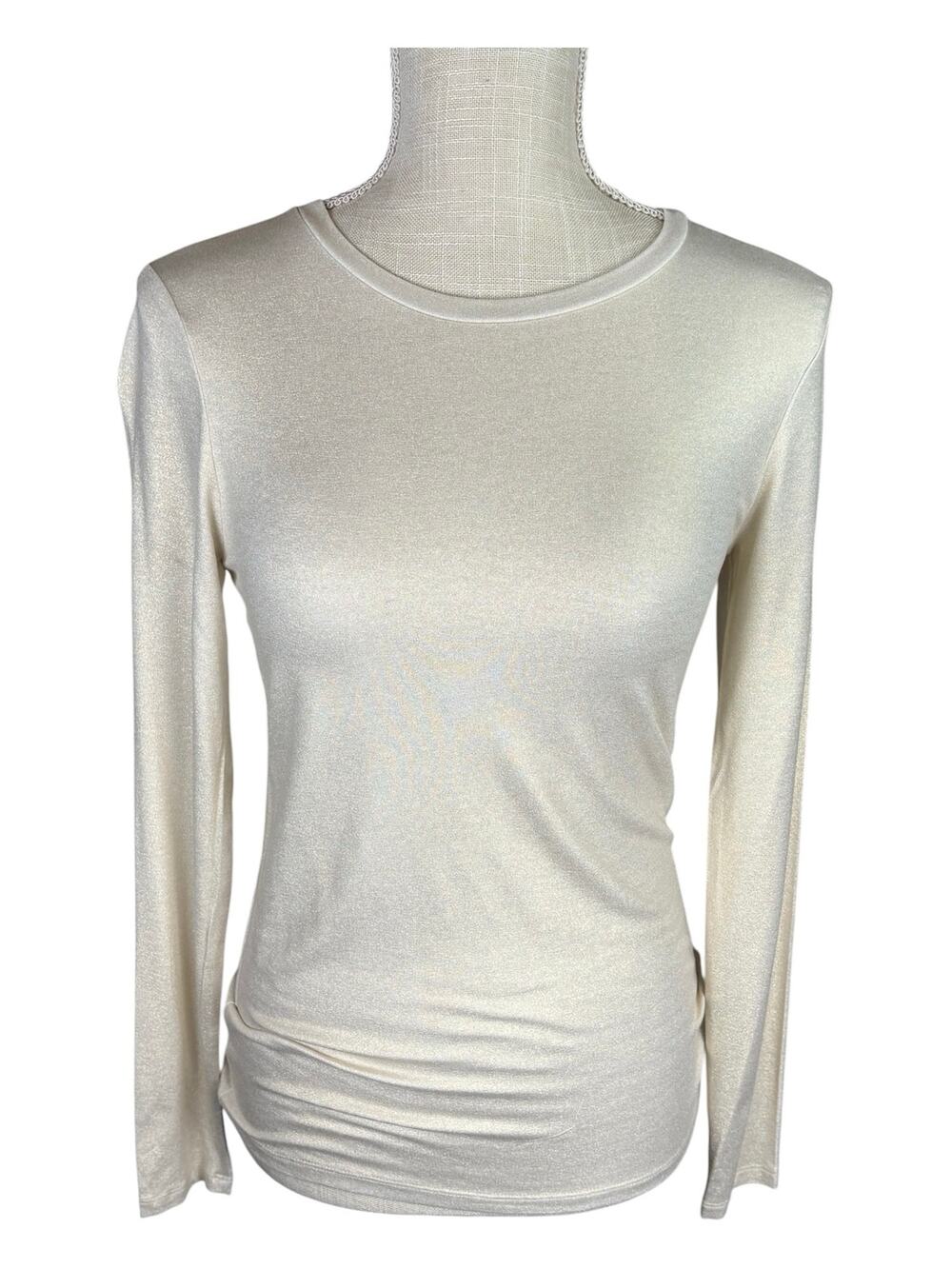 Majestic Filatures Soft Touch Long Sleeve Deluxe T-Shirt Women's 1/XS Metallic